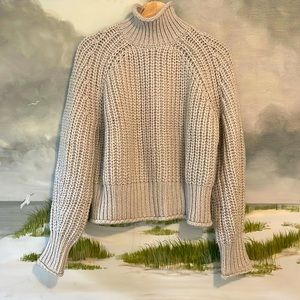 H&M Knit Sweater- Light Beige Size M